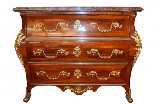 French Regence period commode with Indians, circa 1720
