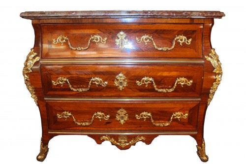 Commode aux indiens d'époque Régence vers 1720