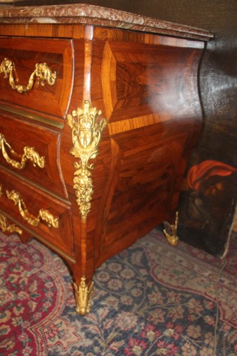 18th century - French Regence period commode with Indians, circa 1720