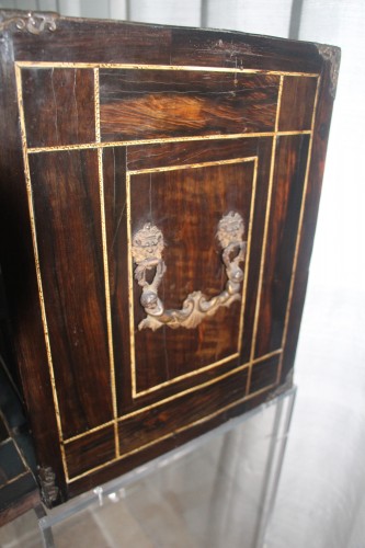 Antiquités - Cabinet en ivoire et ébène, Italie du nord XVIIe siècle