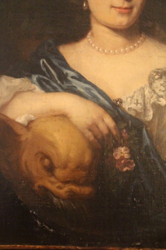 XVIIe siècle - Portrait de Madame Helena van Heuvel - Nicolas Maes (1634-1693)