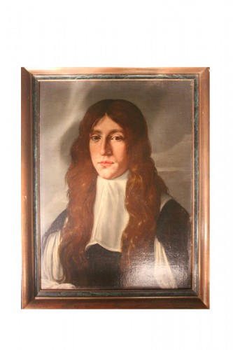 Portrait d'un jeune homme en noir, Belgique XVIIe siècle