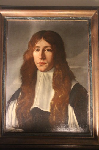 XVIIe siècle - Portrait d'un jeune homme en noir, Belgique XVIIe siècle