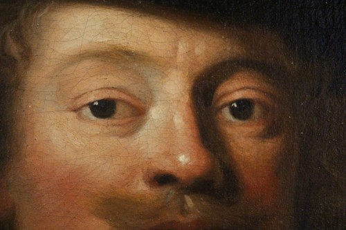 XVIIe siècle - L'homme au chapeau, école Hollandaise du XVIIe siècle