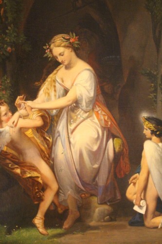 Orphée et Eurydice, école Romaine du XIXe siècle - Didascalies
