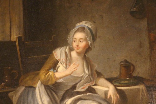 XVIIIe siècle - L'aumône, école française du XVIIIe siècle