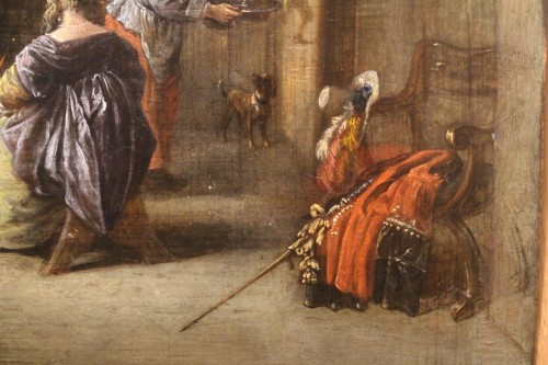 Antiquités - Le fils prodigue - David Teniers II, dit le jeune (1610 -1690) 