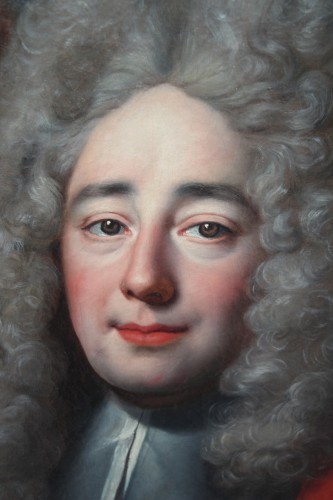 Portrait d'avocat- atelier de Nicolas Largillierre, XVIIIe - Didascalies