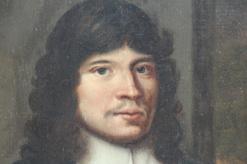 Portrait d'un gentil homme, école Hollandaise du XVIIe siècle - Louis XIV