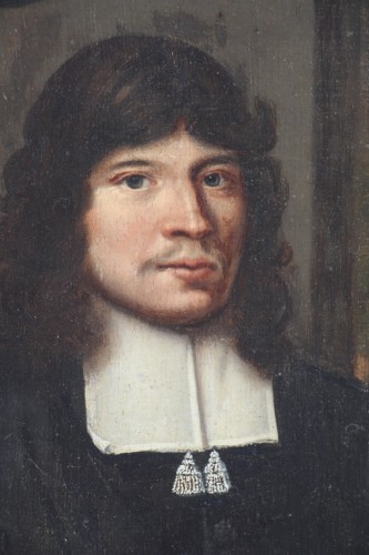 Louis XIV - Portrait d'un gentil homme, école Hollandaise du XVIIe siècle