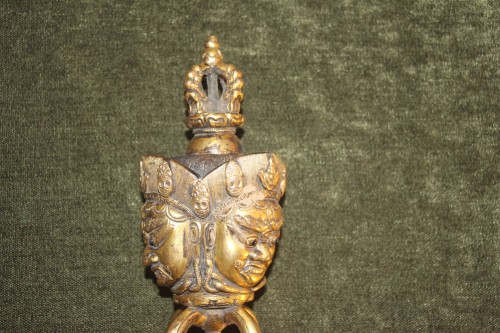 Dague Rituelle appelée Phurbu - Tibet,XIXe - Arts d