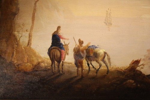 Tableaux et dessins Tableaux XVIIIe siècle - Scène maritime, école française du XVIIIe siècle