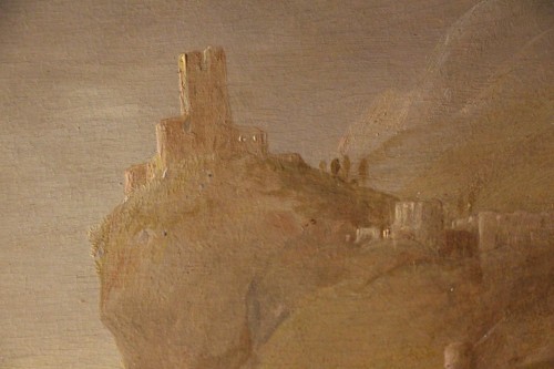 XVIIIe siècle - Scène maritime, école française du XVIIIe siècle