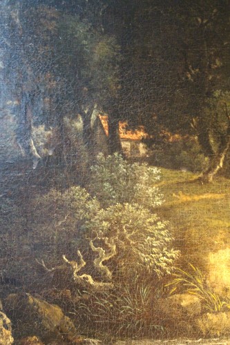 Partie de campagne, école du Nord vers 1700 - Didascalies