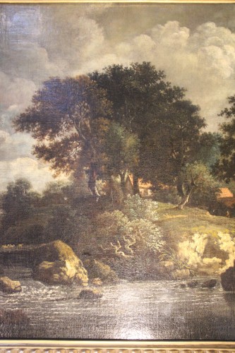 Antiquités - Partie de campagne, école du Nord vers 1700