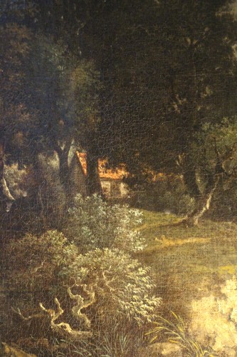 Antiquités - Partie de campagne, école du Nord vers 1700