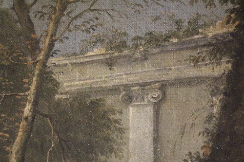 Louis XIV - Scène champêtre, école française du XVIIIe siècle