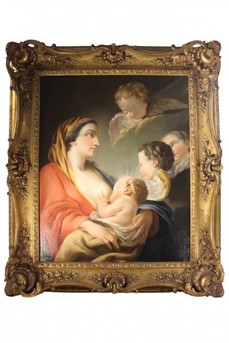 Vierge à l'Enfant, école française du XVIIIe siècle