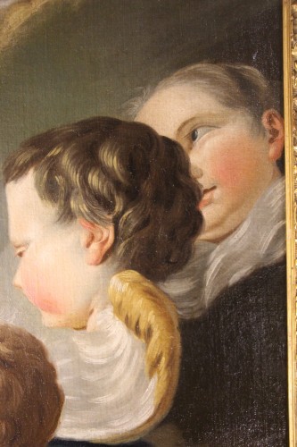 Antiquités - Vierge à l'Enfant, école française du XVIIIe siècle