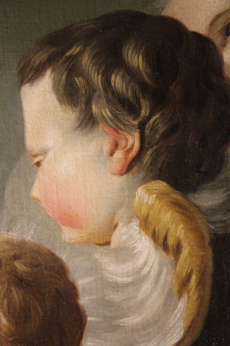 Antiquités - Vierge à l'Enfant, école française du XVIIIe siècle