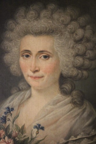 Portraits présumés du comte de Vergennes et de son épouse, époque Louis XVI, XVIIIe. - Louis XVI