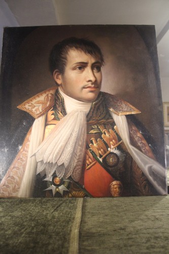 Portrait de Maréchal d'Empire, France début du XIXe siècle - Tableaux et dessins Style Empire