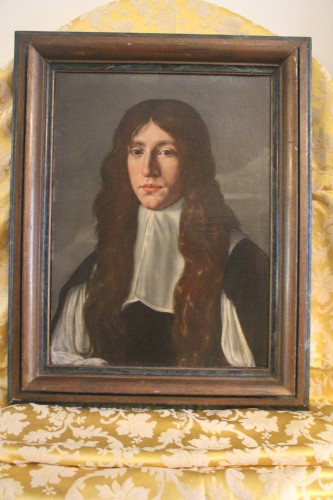 Portrait de Willem van Beveren attribué à Victor Boucquet (1619-1677) - Tableaux et dessins Style Louis XIII