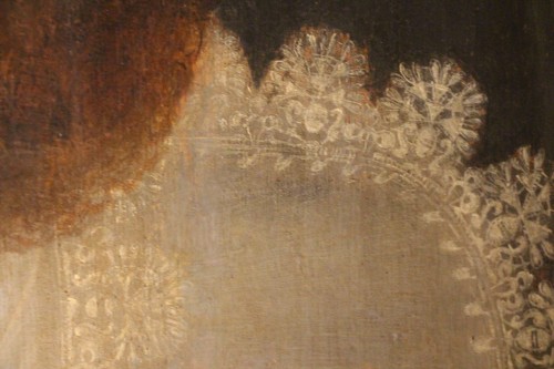 Louis XIII - Ecole Hollandaise du XVIIe, portrait de dame en collerette, attribué Miereveld