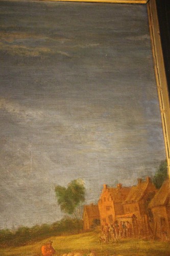 Antiquités - Village Festival, Flemish School, 17th Century