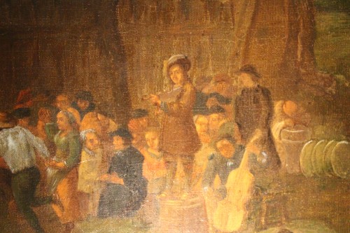 Antiquités - Village Festival, Flemish School, 17th Century