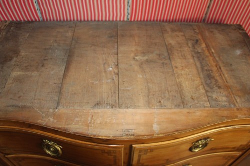 CommodeTransition en marqueterie, XVIIIe siècle - Didascalies