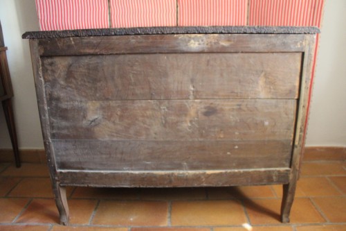 Antiquités - CommodeTransition en marqueterie, XVIIIe siècle