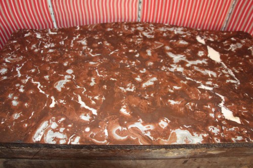 Antiquités - CommodeTransition en marqueterie, XVIIIe siècle