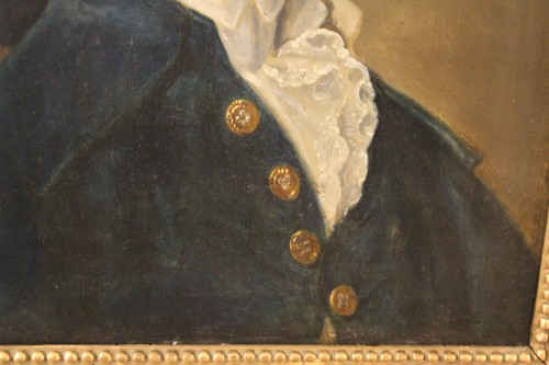Antiquités - Portrait d'aristocrate, école française du XVIIIe siècle