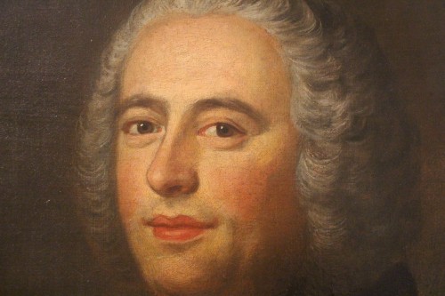 Louis XV - Portrait de gentilhomme vers 1750, école française du XVIIIe siècle