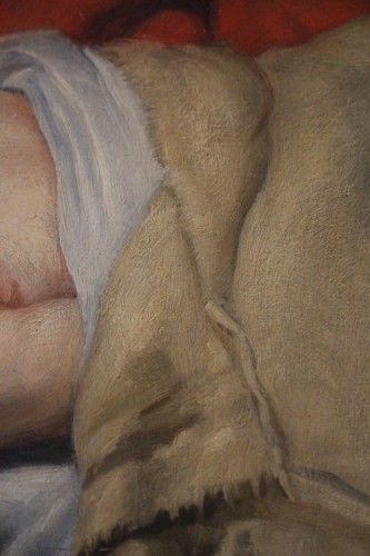 Antiquités - Vierge à l'Enfant, école du Nord du XIXe siècle