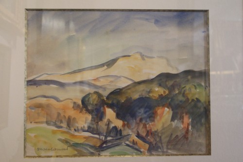 La Sainte-Victoire, Marcel Arnaud (1877-1956) - Tableaux et dessins Style Art nouveau