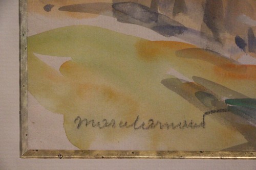 Tableaux et dessins Dessin, Aquarelle & Pastel - La Sainte-Victoire, Marcel Arnaud (1877-1956)