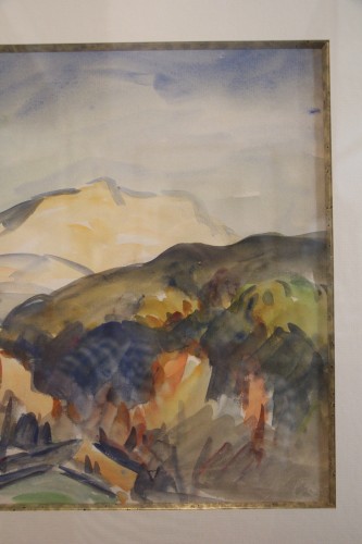 La Sainte-Victoire, Marcel Arnaud (1877-1956) - Didascalies