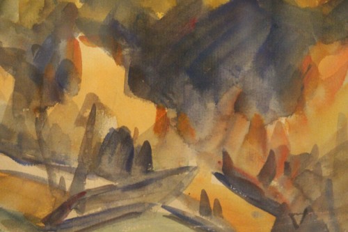 La Sainte-Victoire, Marcel Arnaud (1877-1956) - Art nouveau