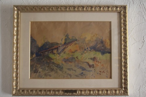 Campagne aixoise,1922 - Joseph Ravaisou (1865-1925) - Art Déco