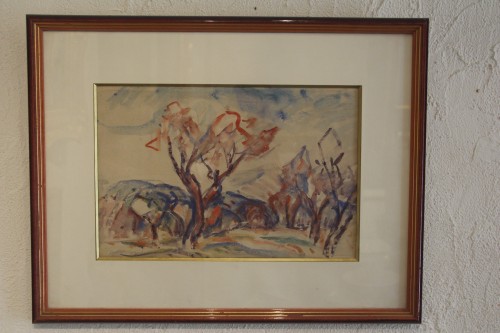 La Sainte-Victoire, Marcel Arnaud (1877-1956) - Didascalies
