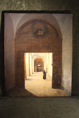 François Marius Granet à Tivoli, 1810 - Tableaux et dessins Style Empire