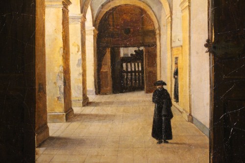 François Marius Granet à Tivoli, 1810 - Didascalies