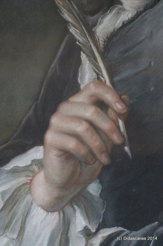Pastel, Portrait d'Homme, XVIIIe Siècle - Tableaux et dessins Style 