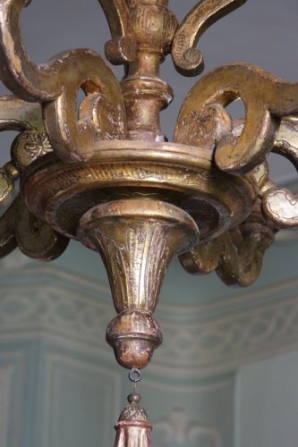 A large Louis XIV giltwood chandelier - Lighting Style Louis XIV