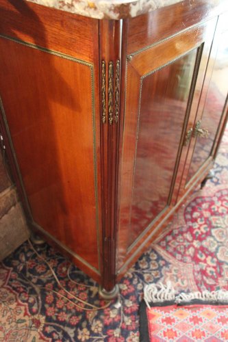XVIIIe siècle - Meuble d'appui en acajou d'époque Louis XVI, XVIIIe siècle