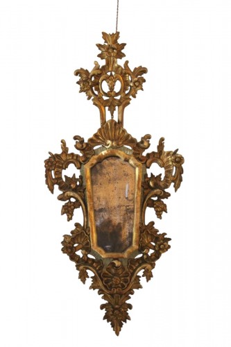 Miroir en bois doré, Venise, XVIIIe siècle