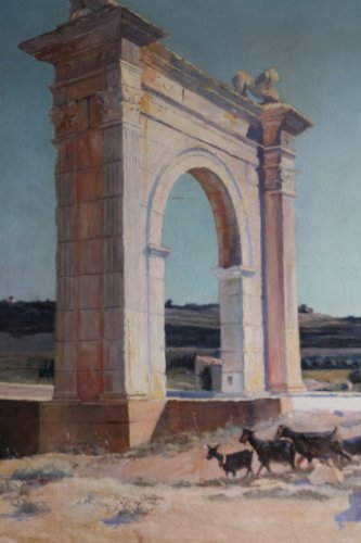 Tableaux et dessins Tableaux XIXe siècle - Paysage de provence - Paul AUBIN 1893, École française du XIXe siècle