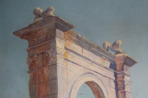 Paysage de provence - Paul AUBIN 1893, École française du XIXe siècle - Napoléon III